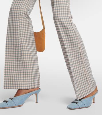 Checked low-rise pants | Acne Studios