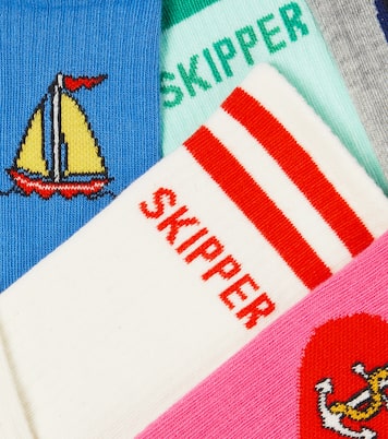 Set of 6 embroidered socks | Mini Rodini
