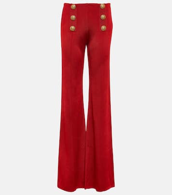 Pantalon évasé à taille haute | Balmain