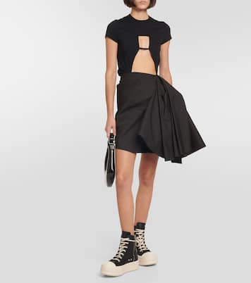 High-Top Sneakers Bumper aus Leder | Rick Owens