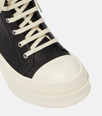 High-Top Sneakers Bumper aus Leder | Rick Owens