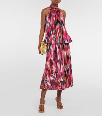 Yasenia printed plissé top | Simkhai