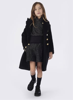 Wool and mohair coat | Balmain Kids