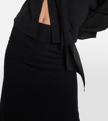 Virgin wool maxi skirt  | Ann Demeulemeester