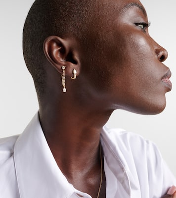 Boucle d'oreille unique Olivia en or 18 ct et diamants | Anita Ko