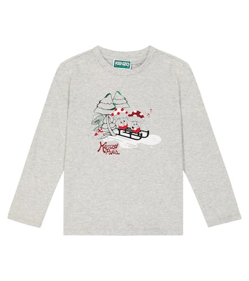 Longsleeve aus Baumwoll-Jersey | Kenzo Kids