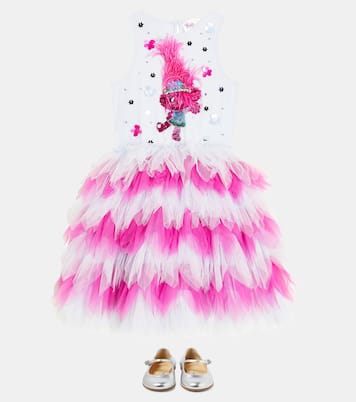 Verziertes Kleid Poppy Sings mit Tüll  | Tutu Du Monde