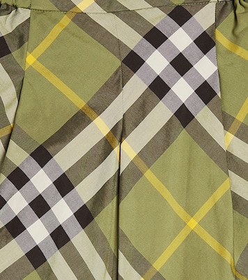 Pantaloni Burberry Check in cotone | Burberry Kids