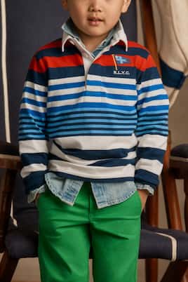 Polo de jersey de algodón a rayas | Polo Ralph Lauren Kids