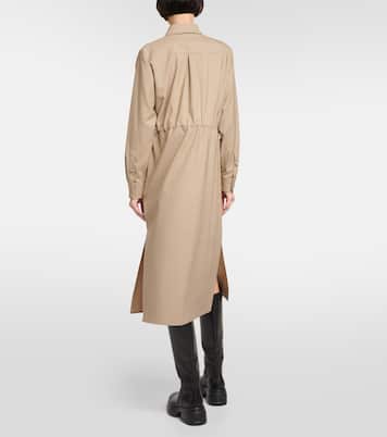 Monia virgin wool shirt dress | Max Mara