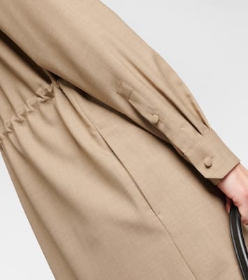 Monia virgin wool shirt dress | Max Mara