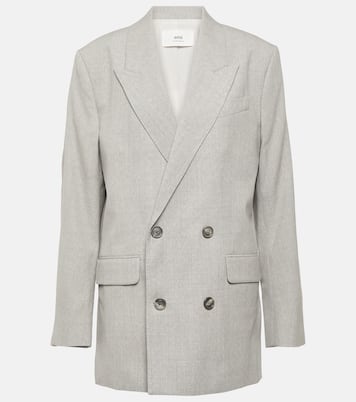Double-breasted wool blazer  | Ami Paris