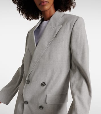 Double-breasted wool blazer  | Ami Paris