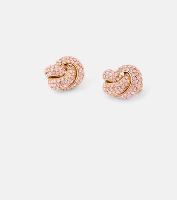 Clip-Ohrringe Love Knot mit Kristallen | Oscar de la Renta