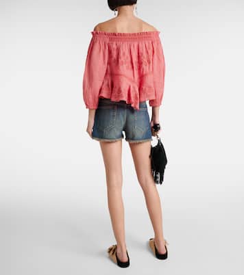 Erine embroidered off-shoulder top | Isabel Marant
