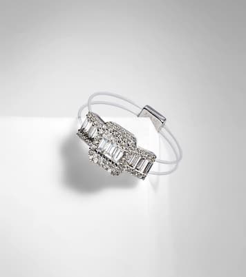 Bague Floating en or blanc 18 ct et diamants | Persée