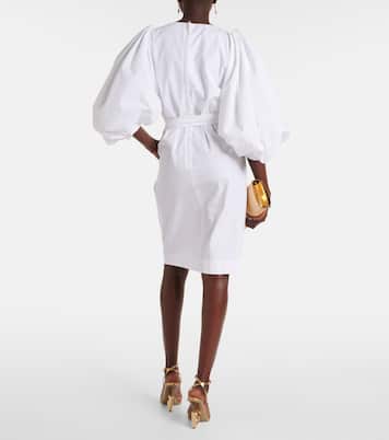 Abito midi Capri in popeline di cotone | Dolce&Gabbana