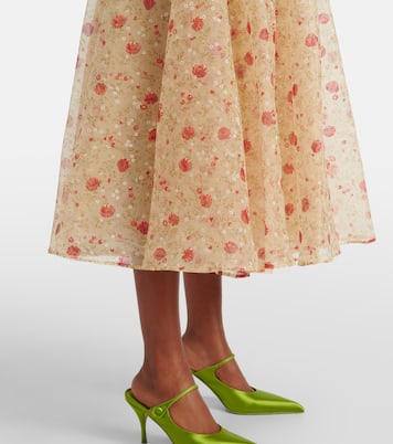 Falda midi floral | Prada