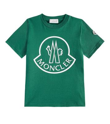 T-shirt in jersey di cotone con logo | Moncler Enfant