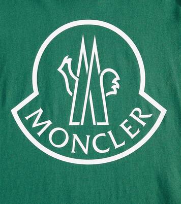 T-shirt in jersey di cotone con logo | Moncler Enfant