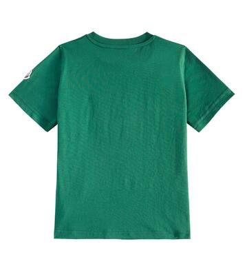 T-shirt in jersey di cotone con logo | Moncler Enfant