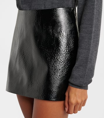 Minifalda Mary de piel sintética | The Frankie Shop