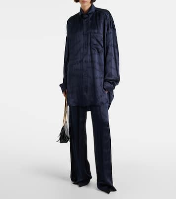 Pantalon ample en soie | Balenciaga
