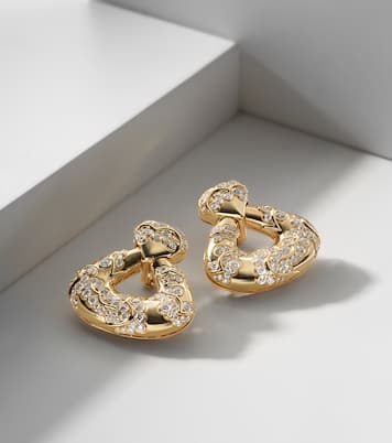 Boucles d'oreilles Annec en or 18 ct et diamants | Marina B