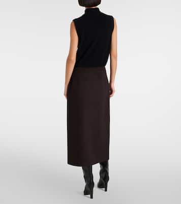 White Label - Gonna midi Adrian in misto lana | Proenza Schouler