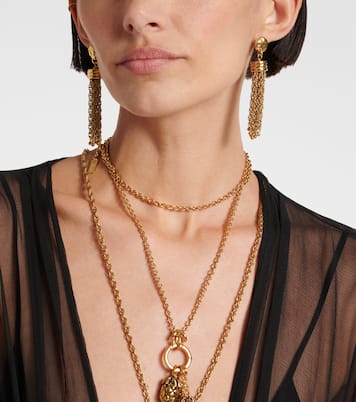 Chloé Pompoms drop earrings | Chloé