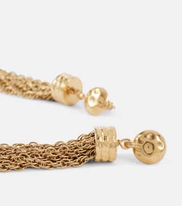 Chloé Pompoms drop earrings | Chloé