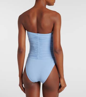 Bañador fruncido Acacia Drape Bow | Zimmermann