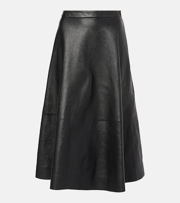 Midirock aus Leder | Balenciaga