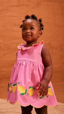 Baby - Set di abito e culottes in cotone | Fábula