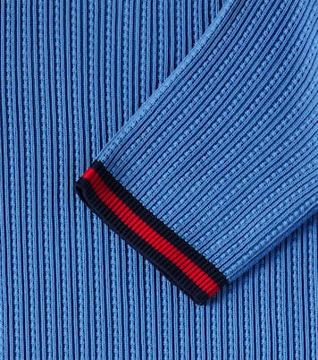 Top Web Stripe in maglia a coste | Gucci Kids