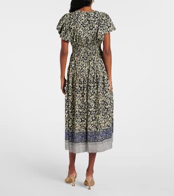 Abito midi Lyria in misto cotone | Ulla Johnson