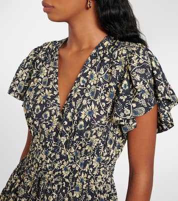 Abito midi Lyria in misto cotone | Ulla Johnson