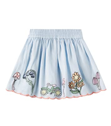 Shorts in lino e cotone | Stella McCartney Kids