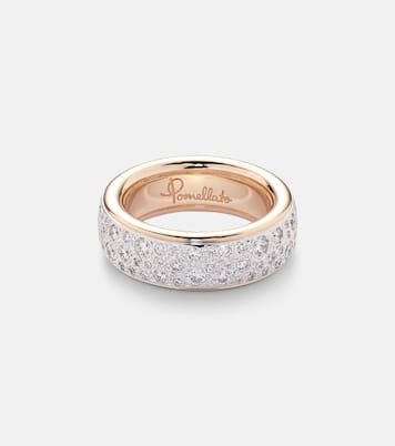 Iconica 18kt rose gold ring with diamonds | Pomellato