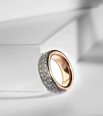 Iconica 18kt rose gold ring with diamonds | Pomellato