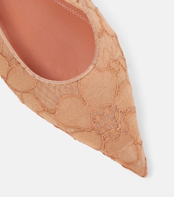Barbara lace ballet flats | Amina Muaddi