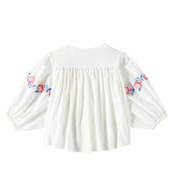 Chemise Christelle en coton à fleurs | C'era Una Volta