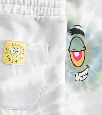 X SpongeBob SquarePants Shorts aus Baumwoll-Jersey | Stella McCartney Kids