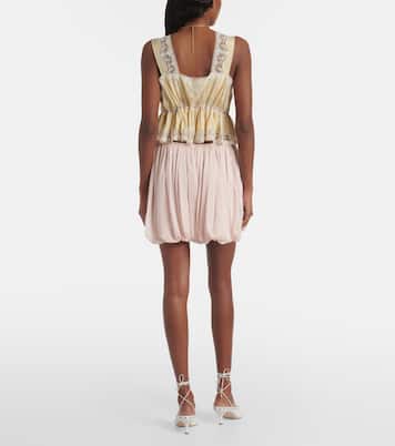 Shorts de charmeuse de seda | Chloé