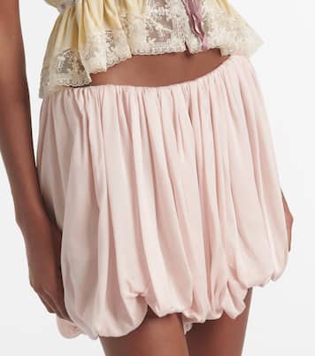 Shorts de charmeuse de seda | Chloé