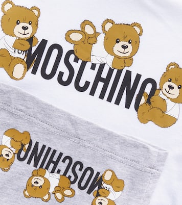Baby Teddy Bear T-shirt and shorts set | Moschino Kids