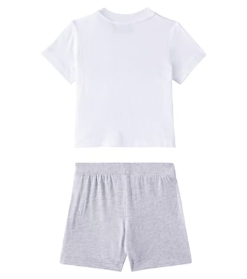 Baby Teddy Bear T-shirt and shorts set | Moschino Kids