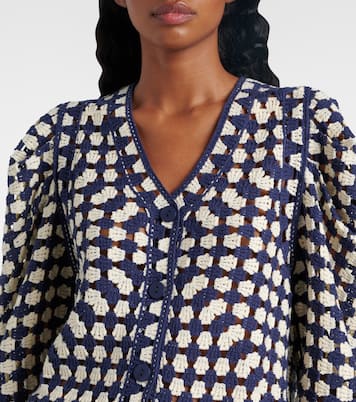 Cardigan in crochet di misto cotone | Farm Rio