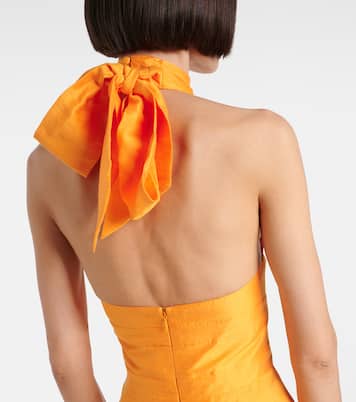 Cera cutout halterneck minidress | Rebecca Vallance