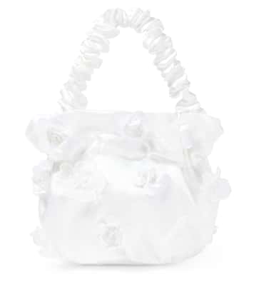 Borsa a spalla con applicazioni floreali | Self-Portrait Kids